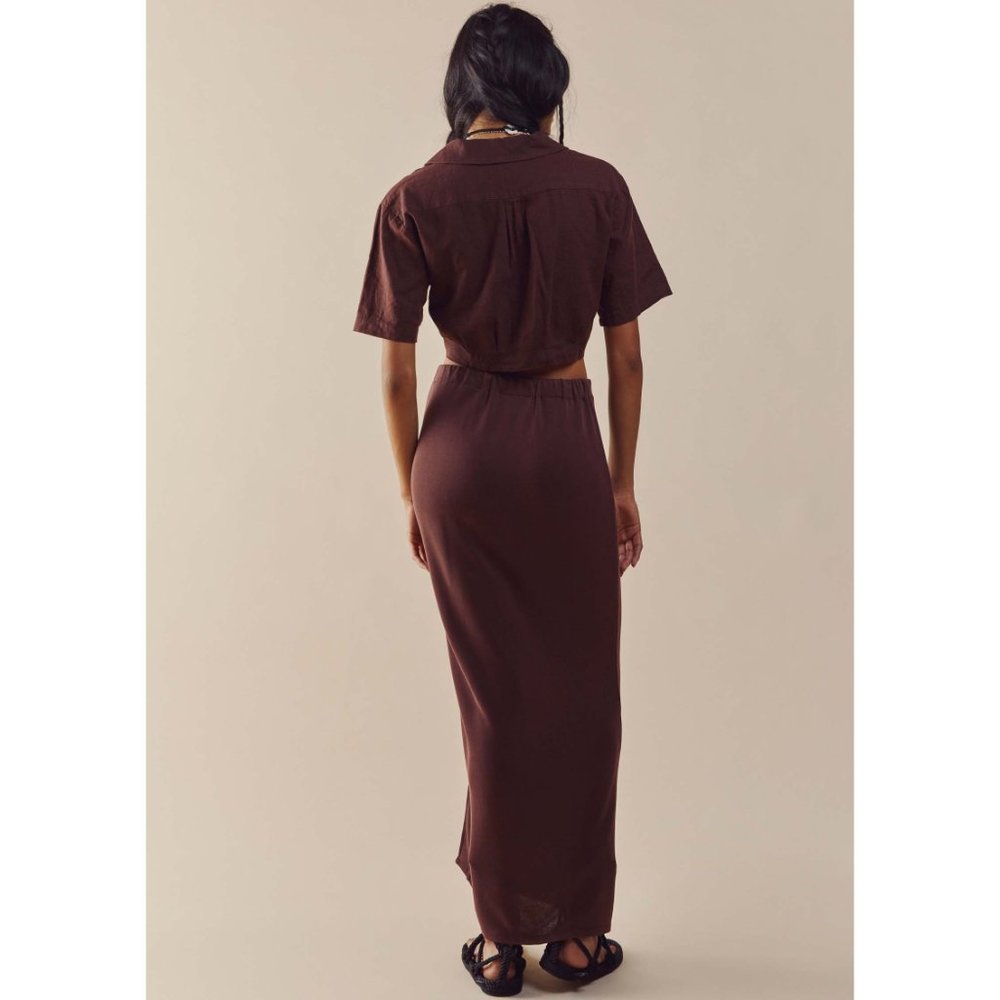 🎉LAST CHANCE🎉 NWT Free People Kabella Set / Hot Fudge - Picture 2 of 5
